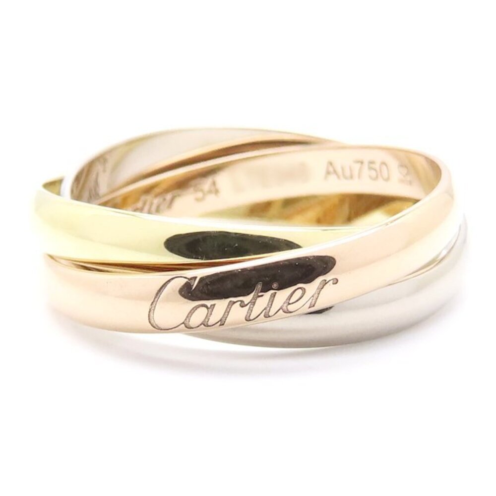 CARTIER 18k Gold Trinity Ring #54